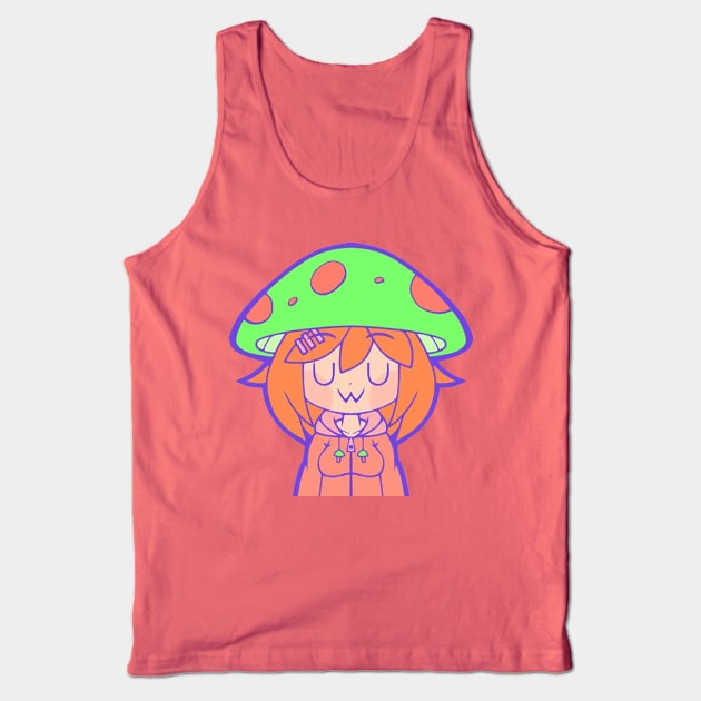 The green mushroom arts Tank Top by Kikisare21